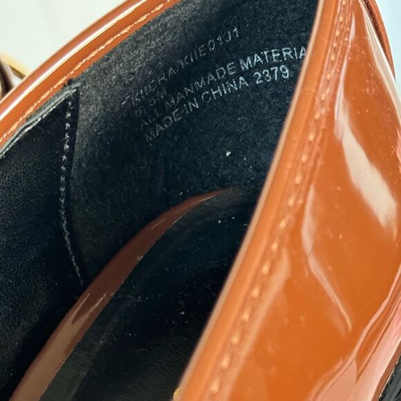 Brown Patent Leather Loafers - Picture 5 of 9